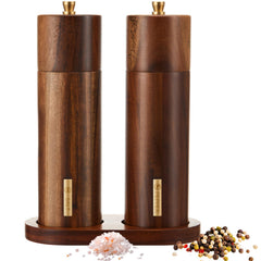 LOYIM moulin à sel et poivre en bois posé devant son emballage, design élégant