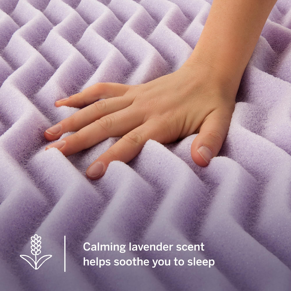 LUCID texture de la mousse ventilée, favorise circulation d'air