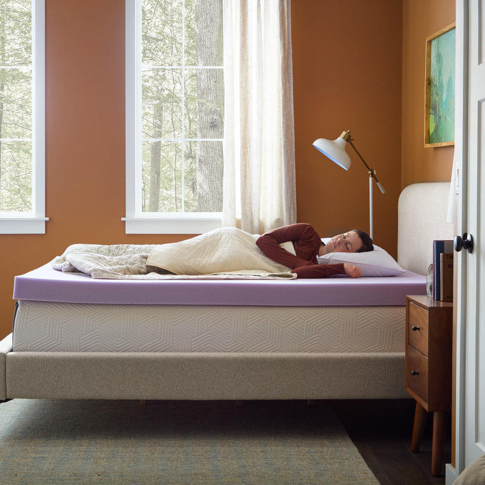 Lucid sur‑matelas avec protection imperméable recommandée pour entretien