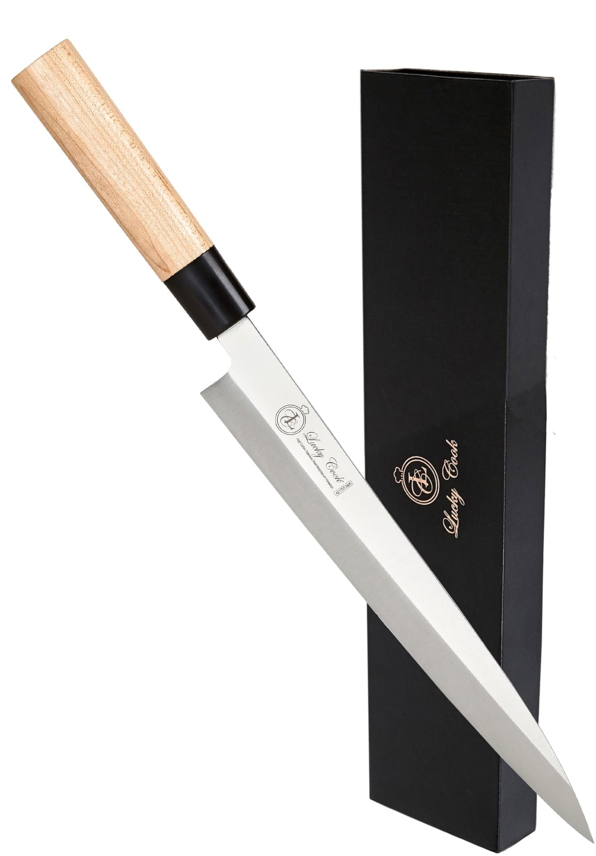 Lucky Cook face et packaging élégant montrant cadeau prêt à offrir