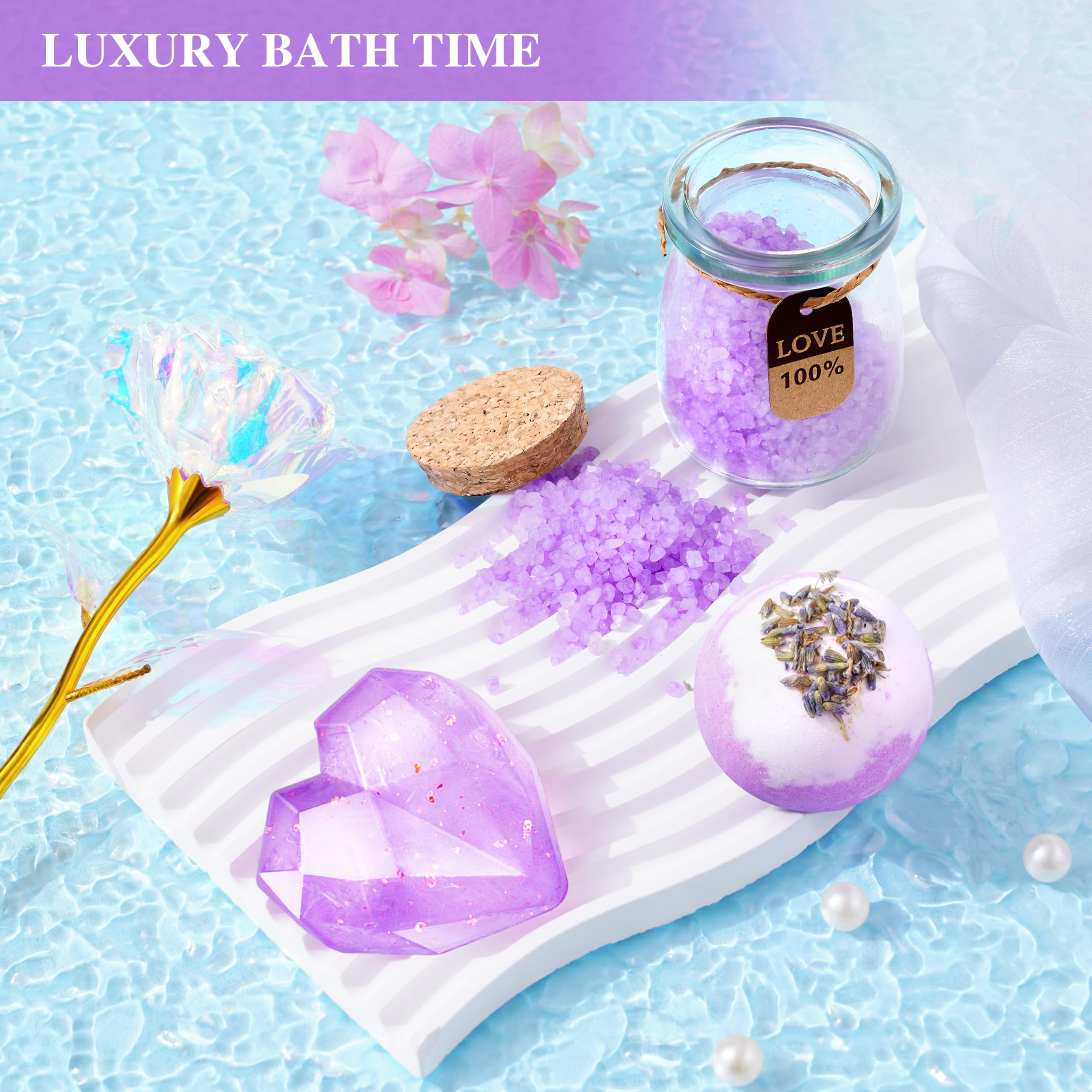 LUCOTIYA assortiment de produits bain lavande pour une ambiance apaisante