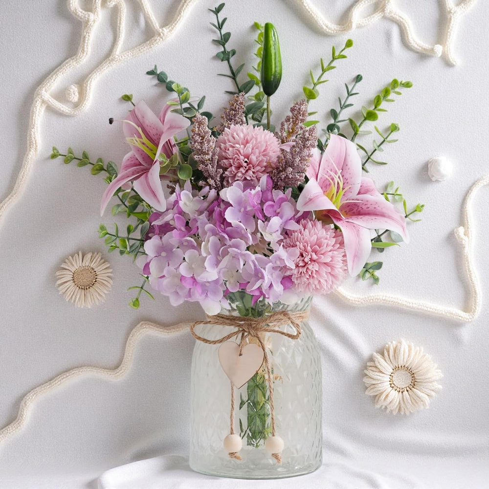 LUEUR gros plan lys rose montrant texture réaliste et charme décoratif