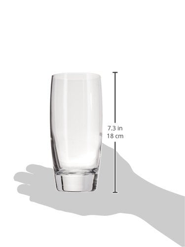 Luigi Bormioli verre en usage sur table servant boisson rafraîchissante