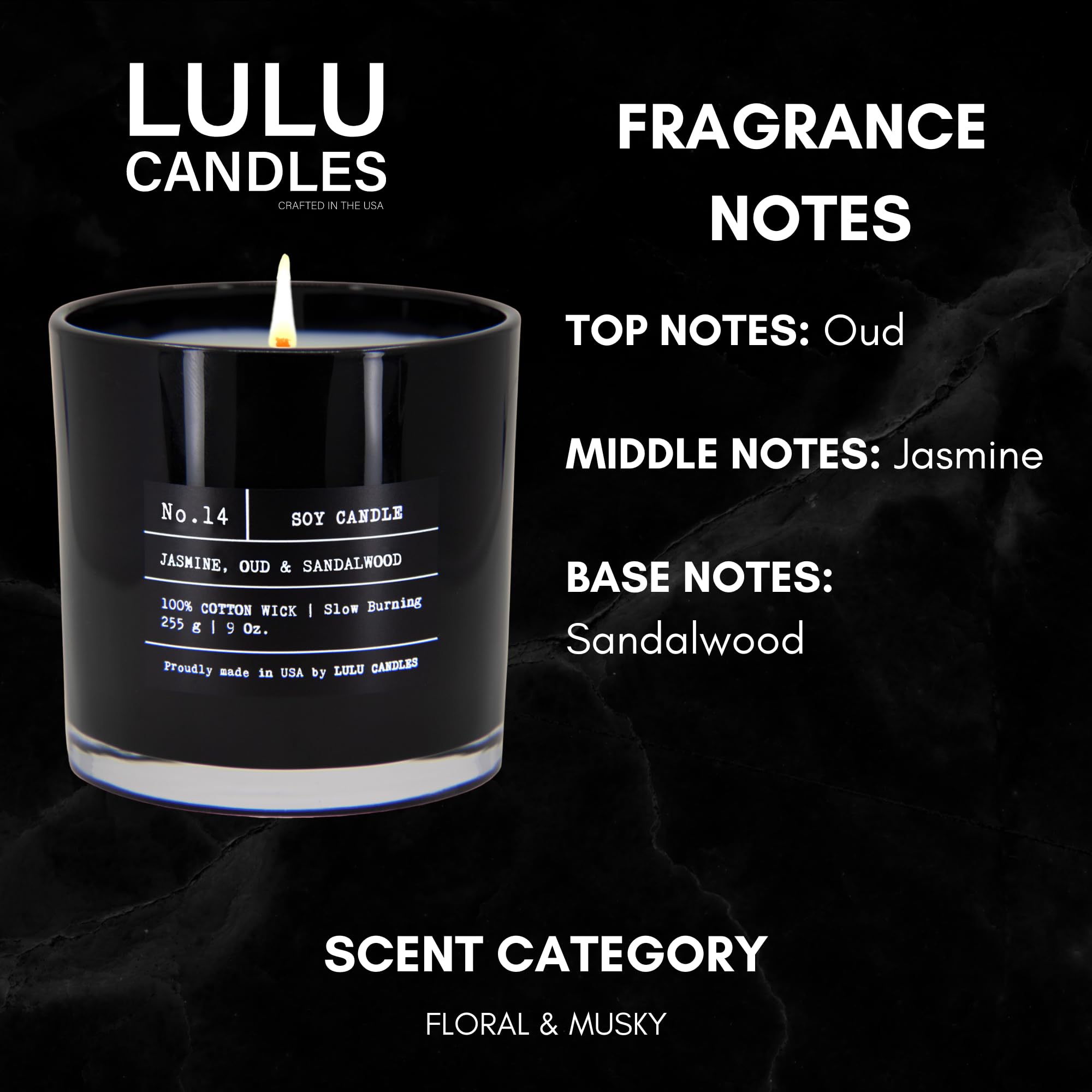 Lulu Candles coffret de deux bougies, valeur et continuité parfumée