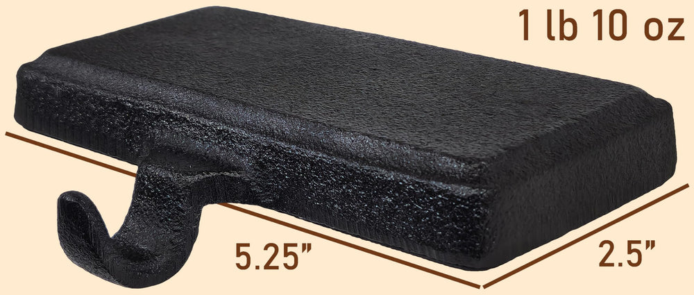 Lulu Decor comparaison d’échelle avec main illustre poids et stabilité