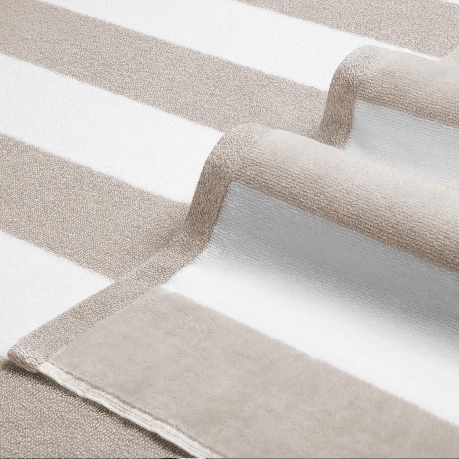 LULUHOME gros plan tissu coton peigné pour douceur et absorption