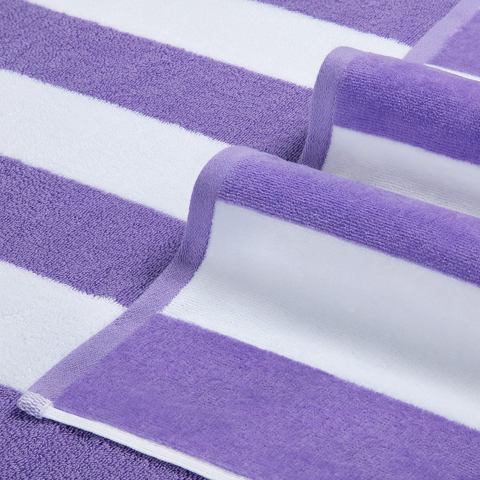 LULUHOME gros plan coton peigné montrant douceur et absorption