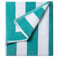LULUHOME serviette face pliée montrant design rayé et confort