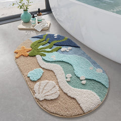 LUMI vue avant du tapis de bain montrant son design et confort