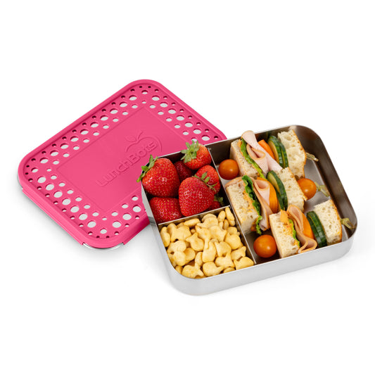 LunchBots détail acier inox 18/8 résistant garantissant hygiène durable