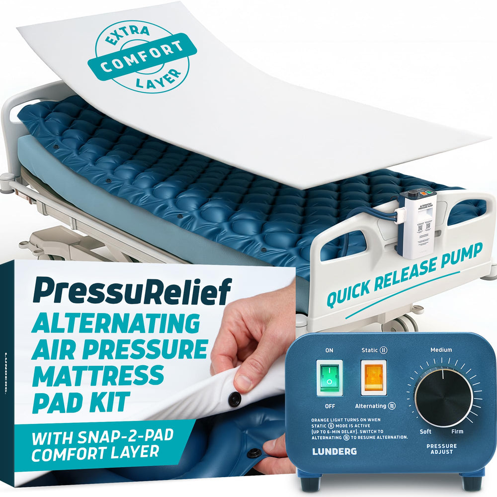 Lunderg vue face du surmatelas montrant maintien et confort
