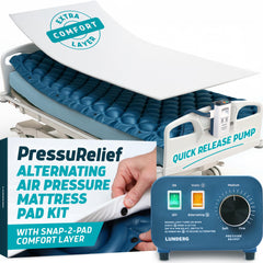 Lunderg vue face du surmatelas montrant maintien et confort