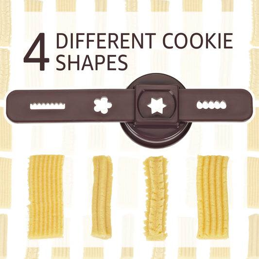 LURCH embouts et plaques montrant quatre formes de biscuits