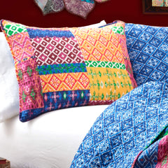 Lush Decor Misha gros plan tissu coton et garnissage léger, douceur et respirabilité