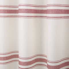 Rideau Lush Decor en situation sur une baignoire, crée ambiance farmhouse accueillante