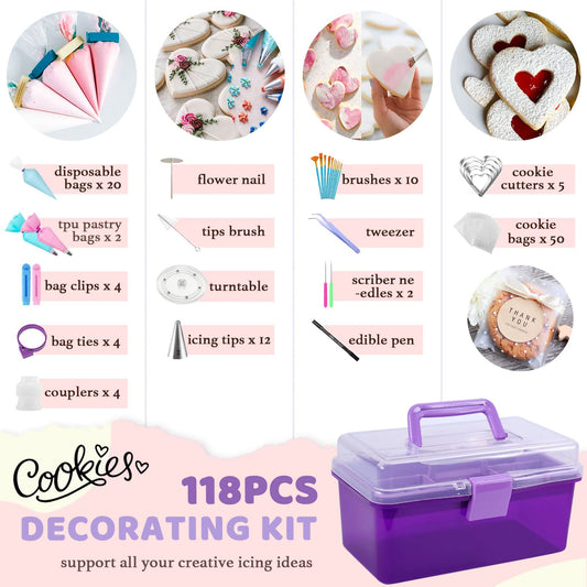 LUSHYUM tous les outils disposés, kit complet pour décorateurs
