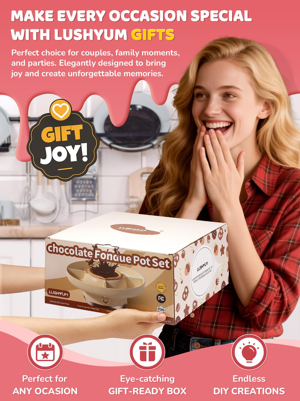 LUSHYUM mise en scène festive ajoutant style et interaction