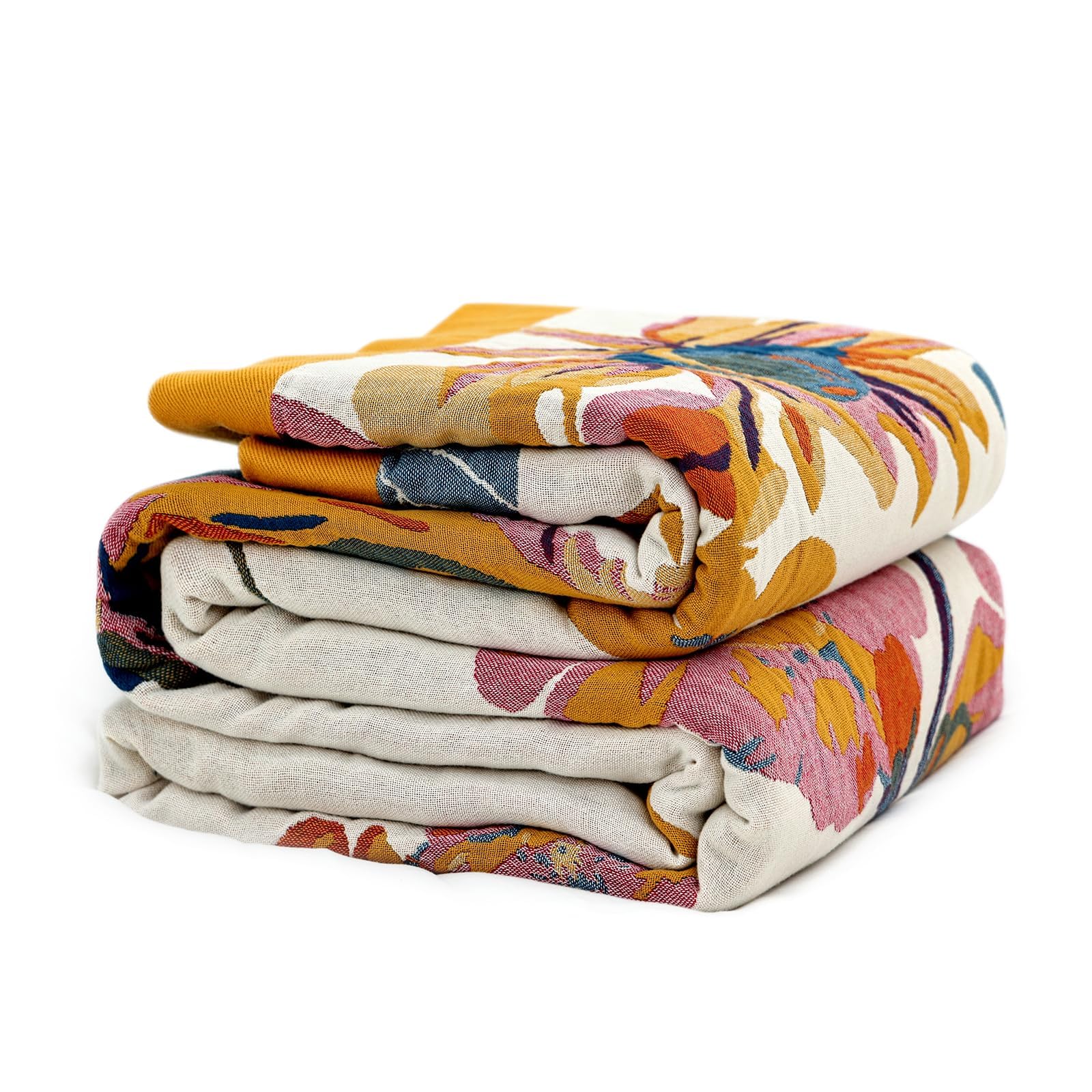Couverture LUTBM face entière montrant motif bohème et dimension king