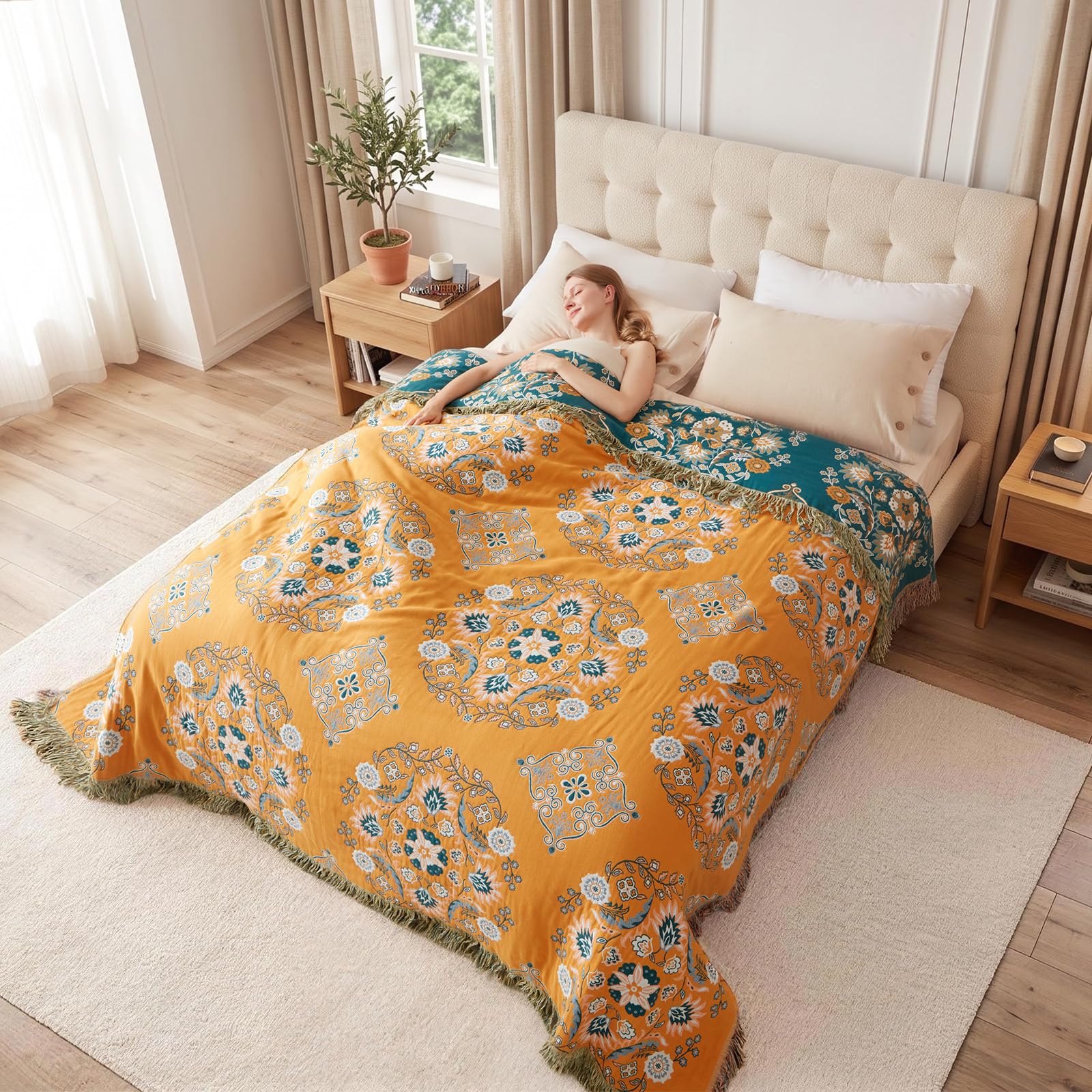 LUTBM plaid utilisé dans coin lecture pour chaleur et relaxation