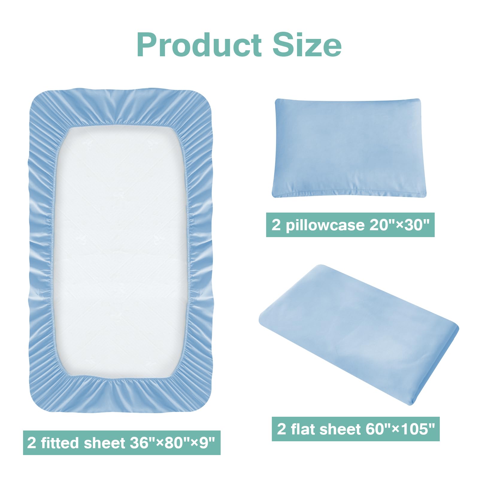 Luv4babe gros plan élastique du drap-housse assurant maintien sûr sur matelas