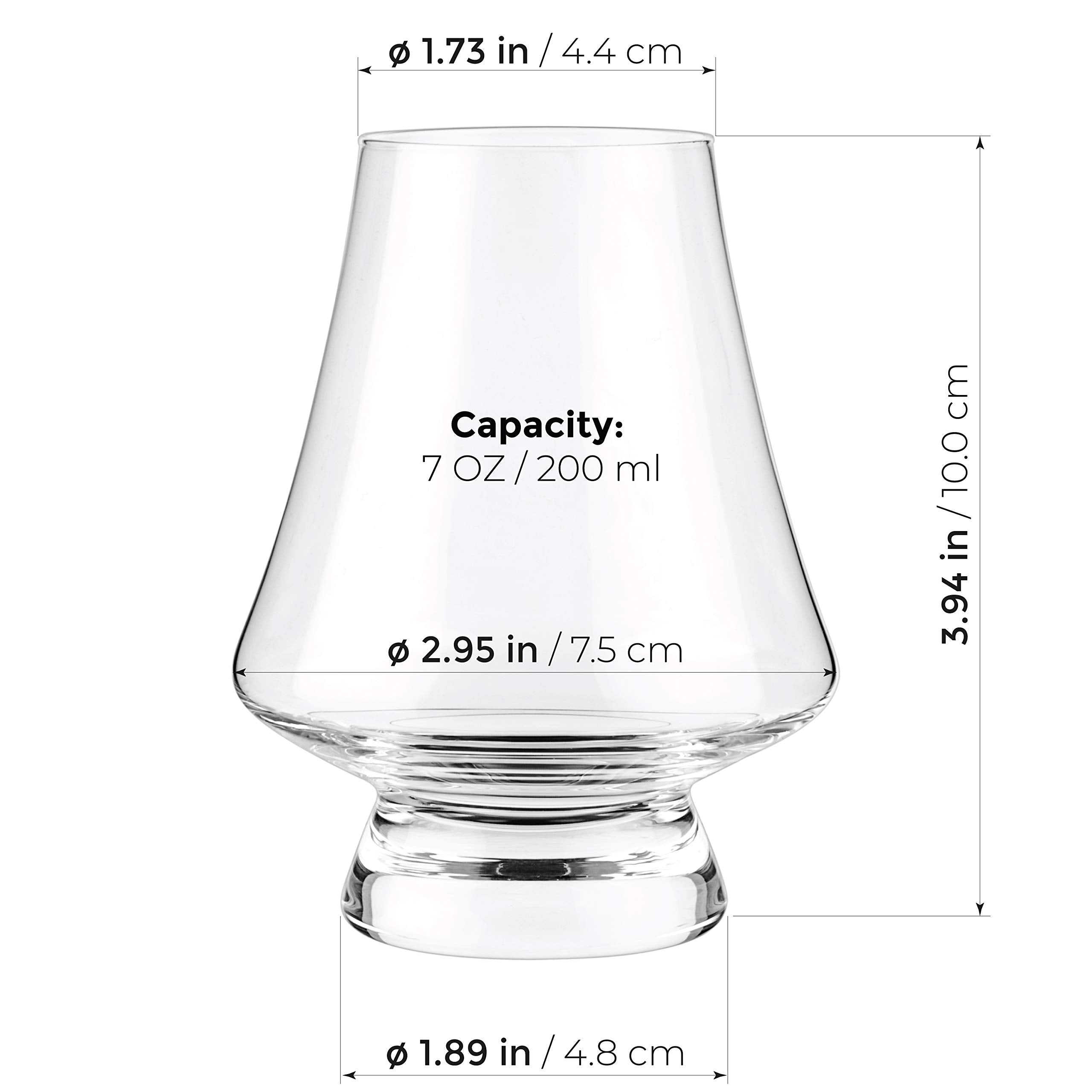 LUXBE verre tenu en main illustrant le confort et le contrôle lors de la dégustation