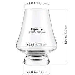 LUXBE verre tenu en main illustrant le confort et le contrôle lors de la dégustation