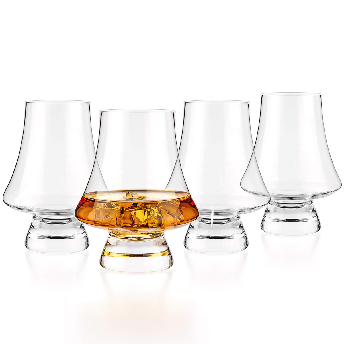 LUXBE lot de 4 verres snifter montrant ensemble et design moderne bénéfice présentation élégante