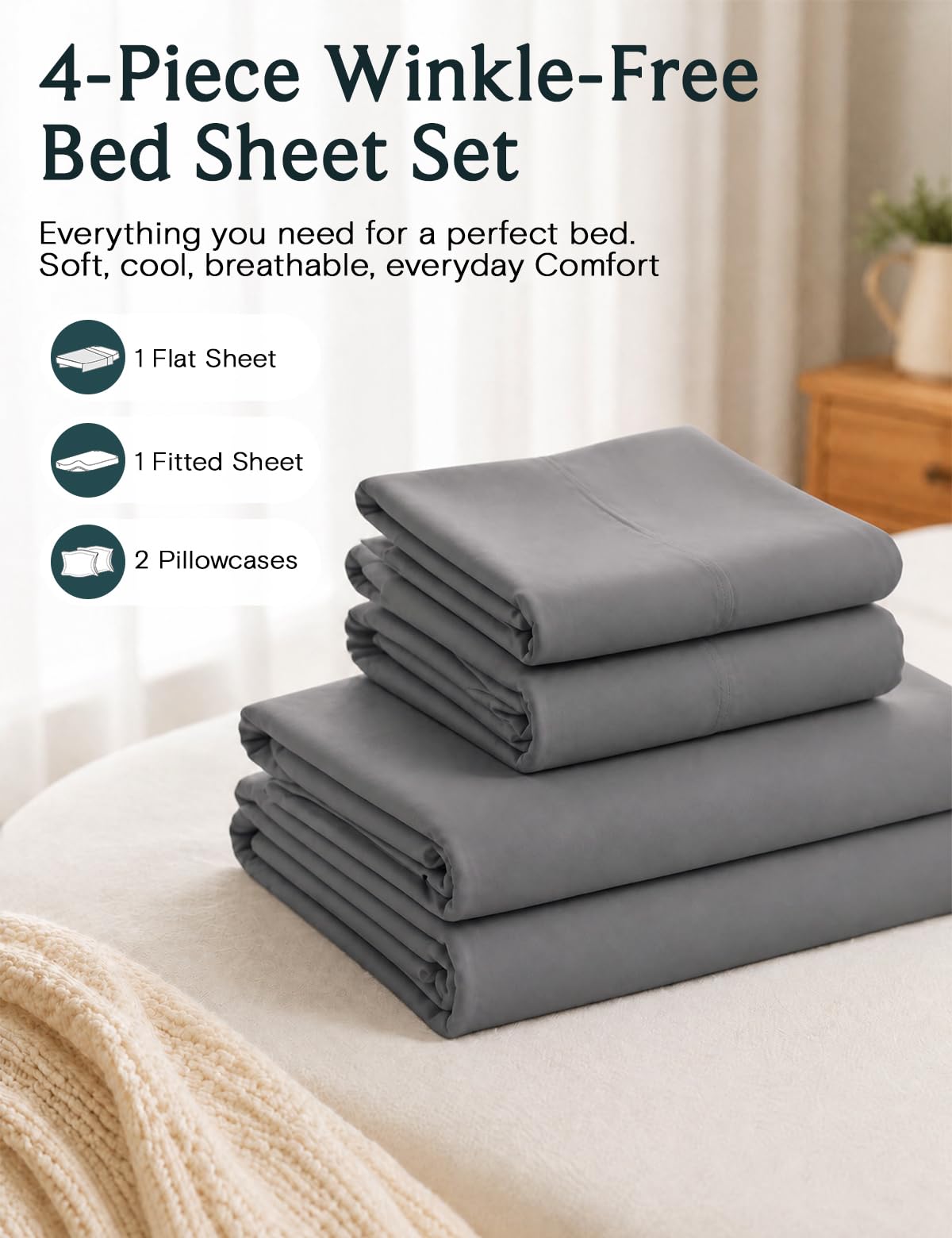 LuxClub drap-housse ajusté sur matelas épais démontrant compatibilité