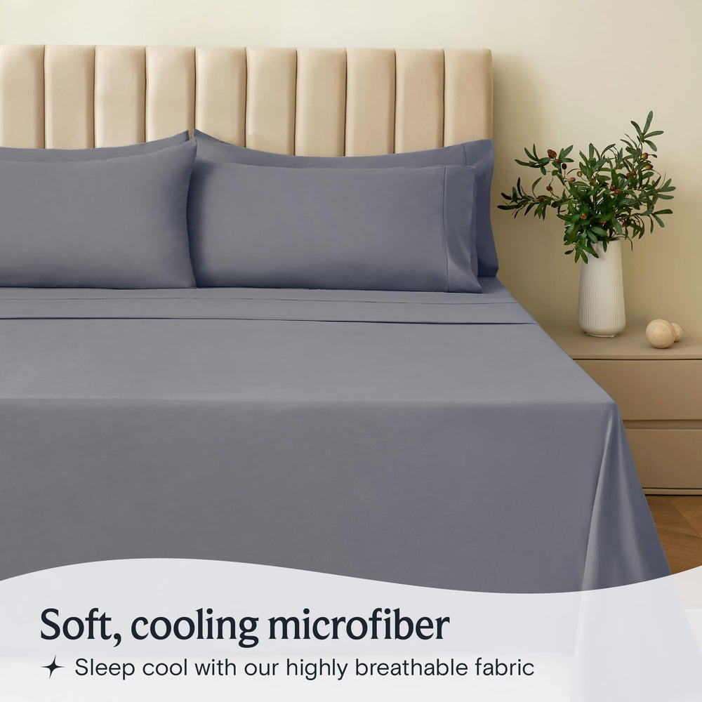 LuxClub drap-housse poches extra profondes enfilé sur matelas pour maintien sûr