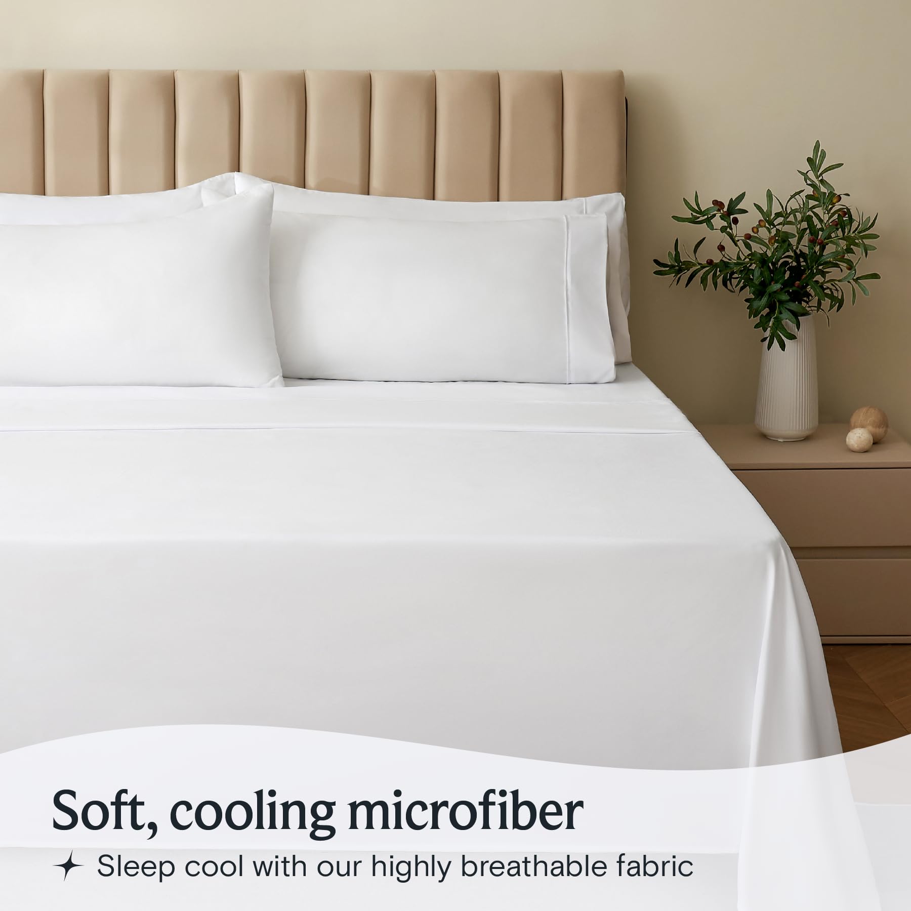 LuxClub drap-housse poche profonde couvrant matelas épais, maintien sécurisé