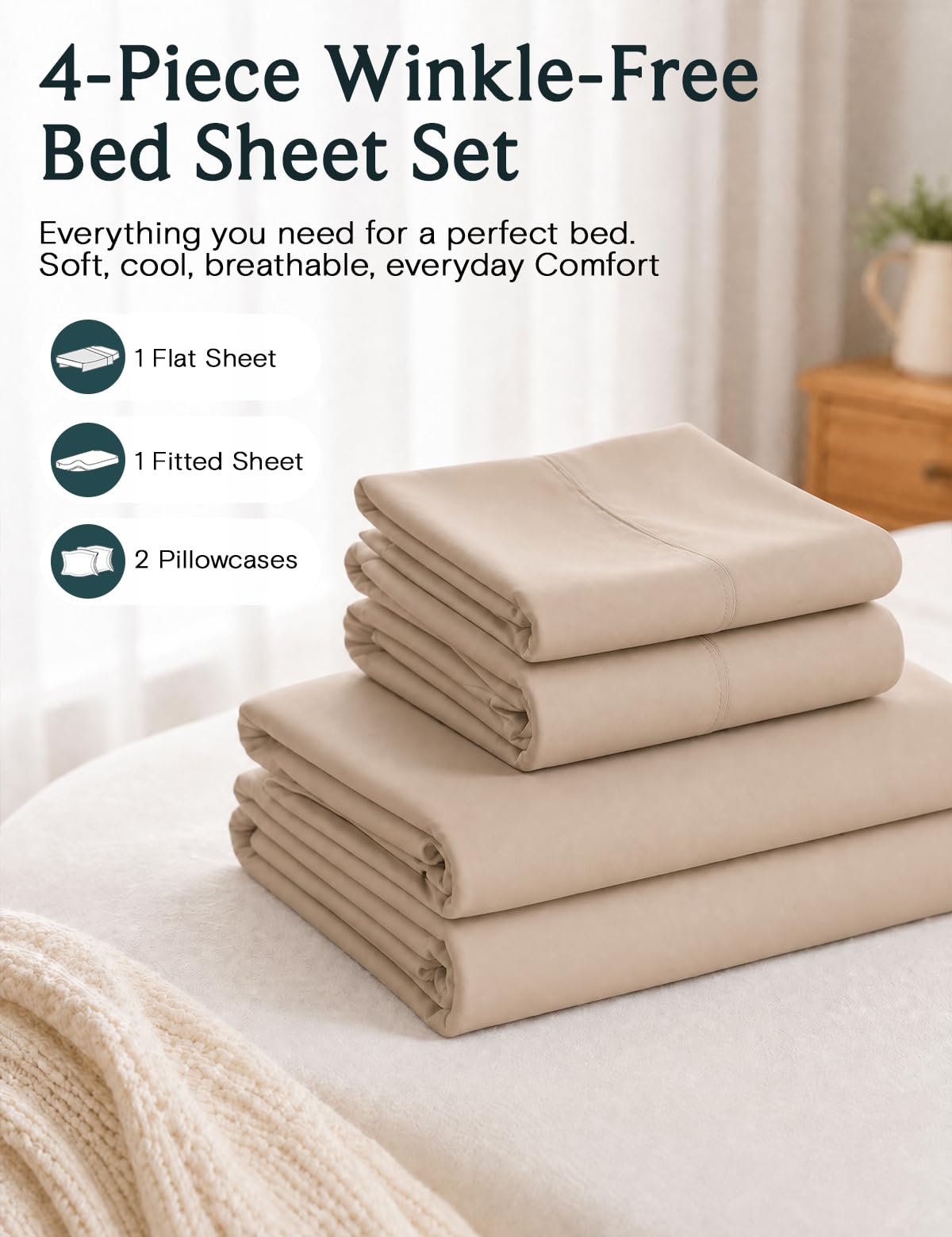 LuxClub profil montrant la profondeur 18" de la housse et compatibilité surmatelas
