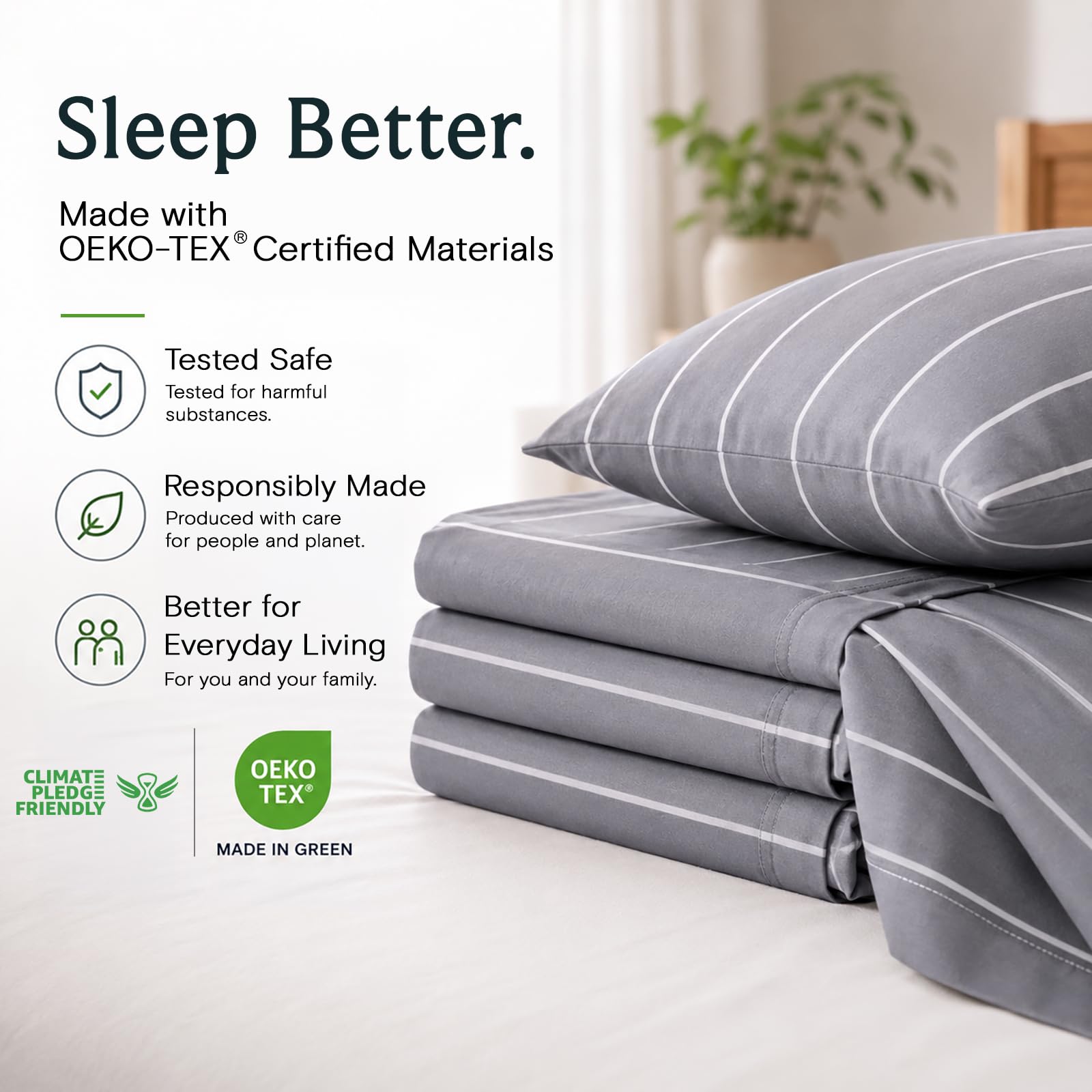 LuxClub démonstration des poches profondes offrant compatibilité avec surmatelas