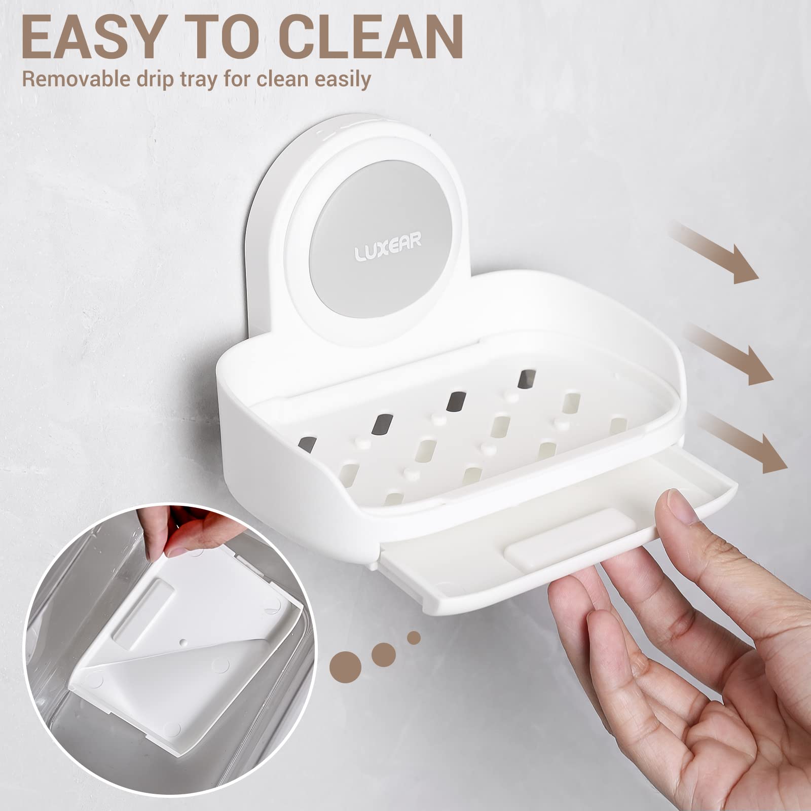 LUXEAR panier de douche échelle taille pour référence d'échelle