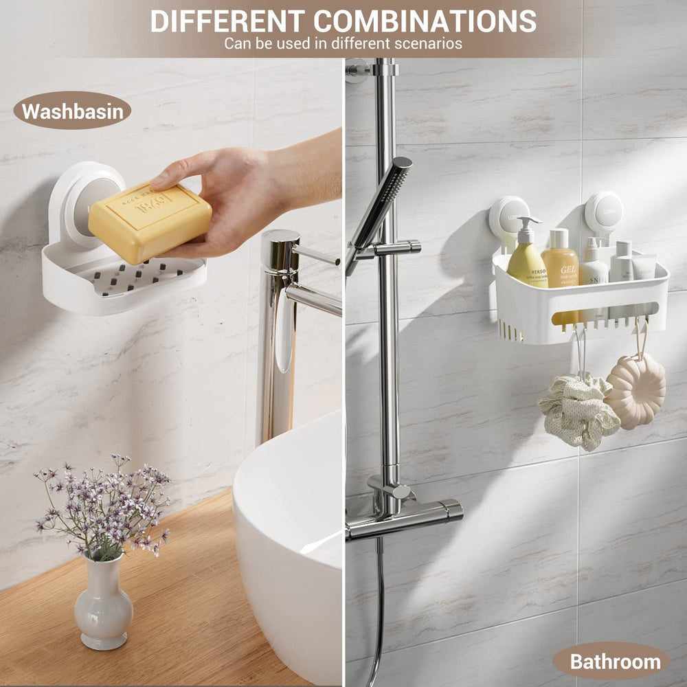 LUXEAR panier de douche vue de profil montrant drainage efficace