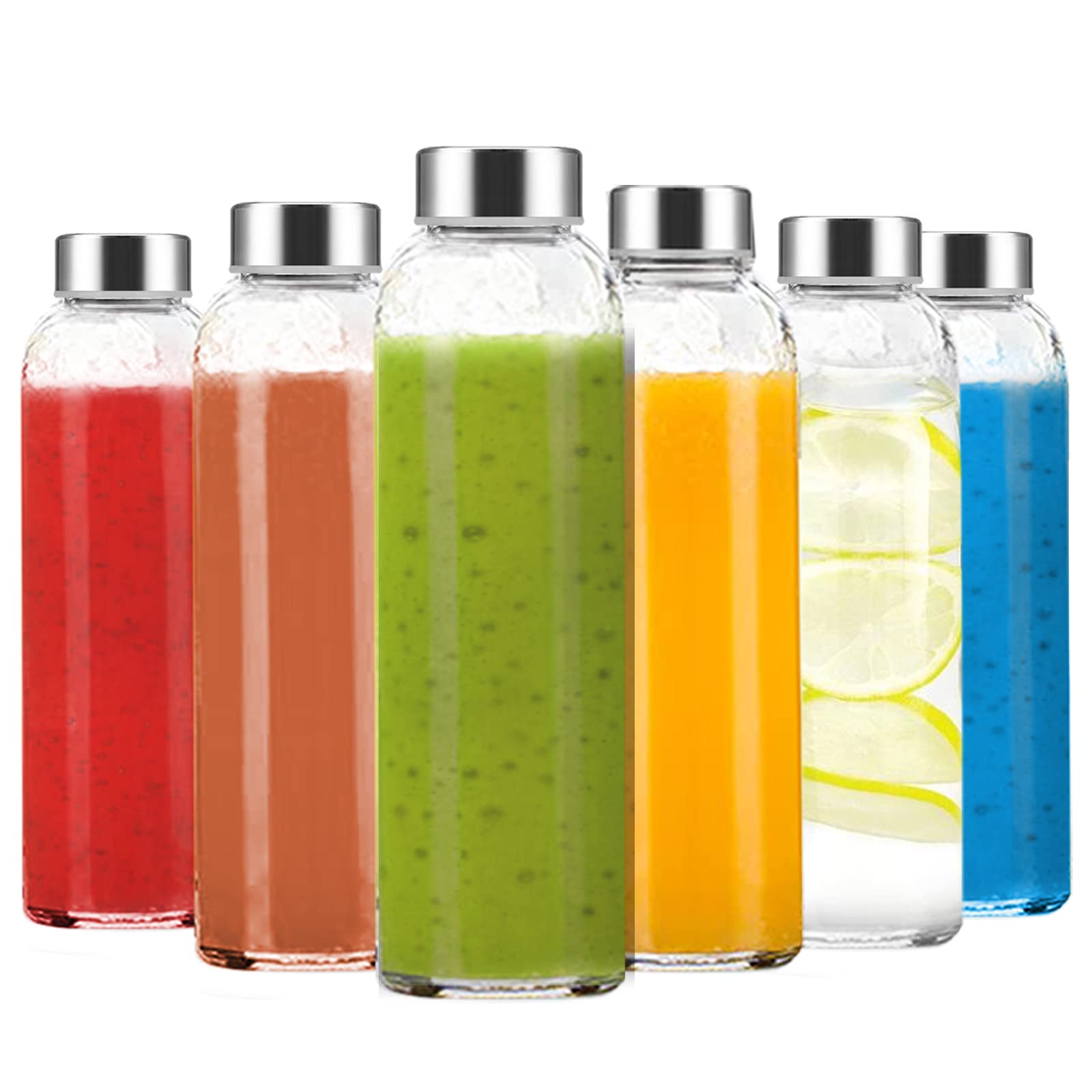 Luxfuel bouteille en verre face montrant design et capacité