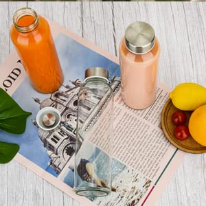 Luxfuel ensemble de bouteilles sur nappe de pique-nique réutilisables et stylées