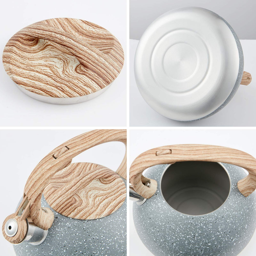 LUXGRACE comparaison taille avec tasse montrant capacité 2,2 qt adaptée famille