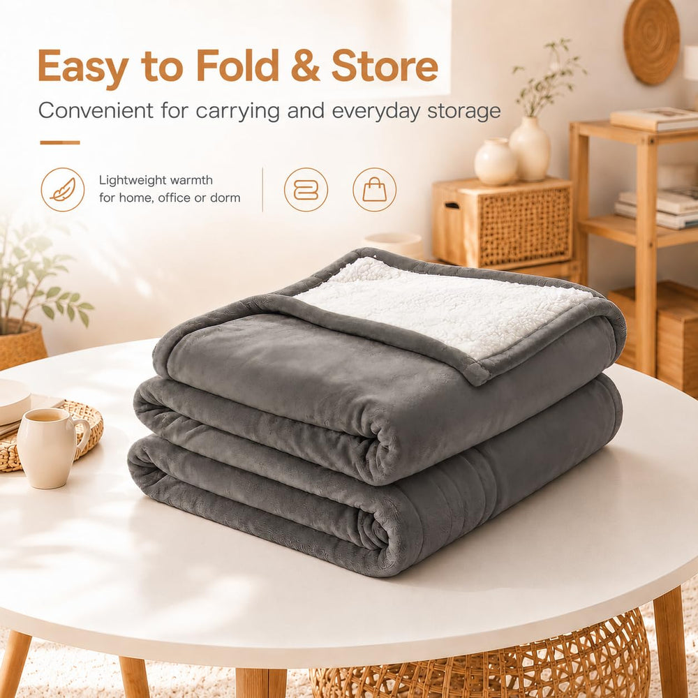 Comparaison taille LUXIAN sur lit double montrant couverture généreuse