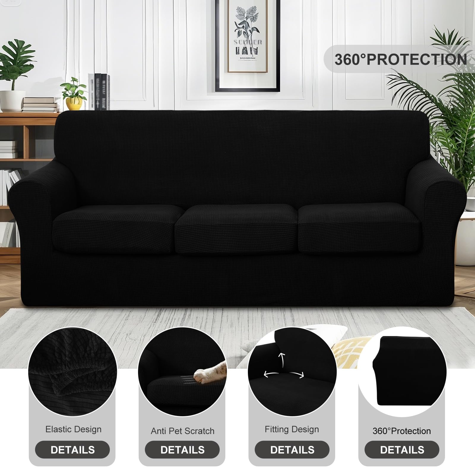 Luxshare Home tissu extensible gros plan confort et élasticité