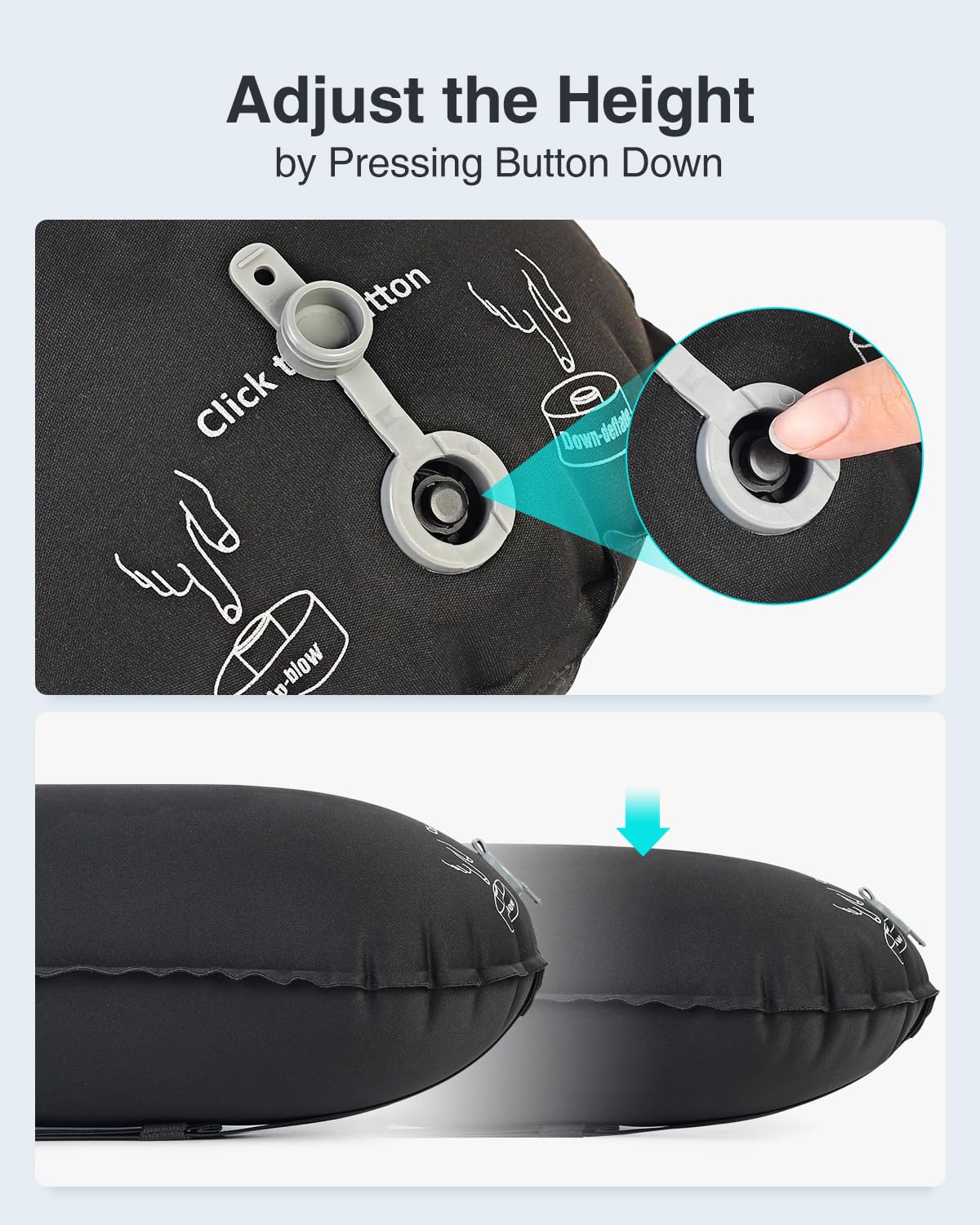 Luxtude coussin utilisé dans un siège d'avion, soutien pendant le vol