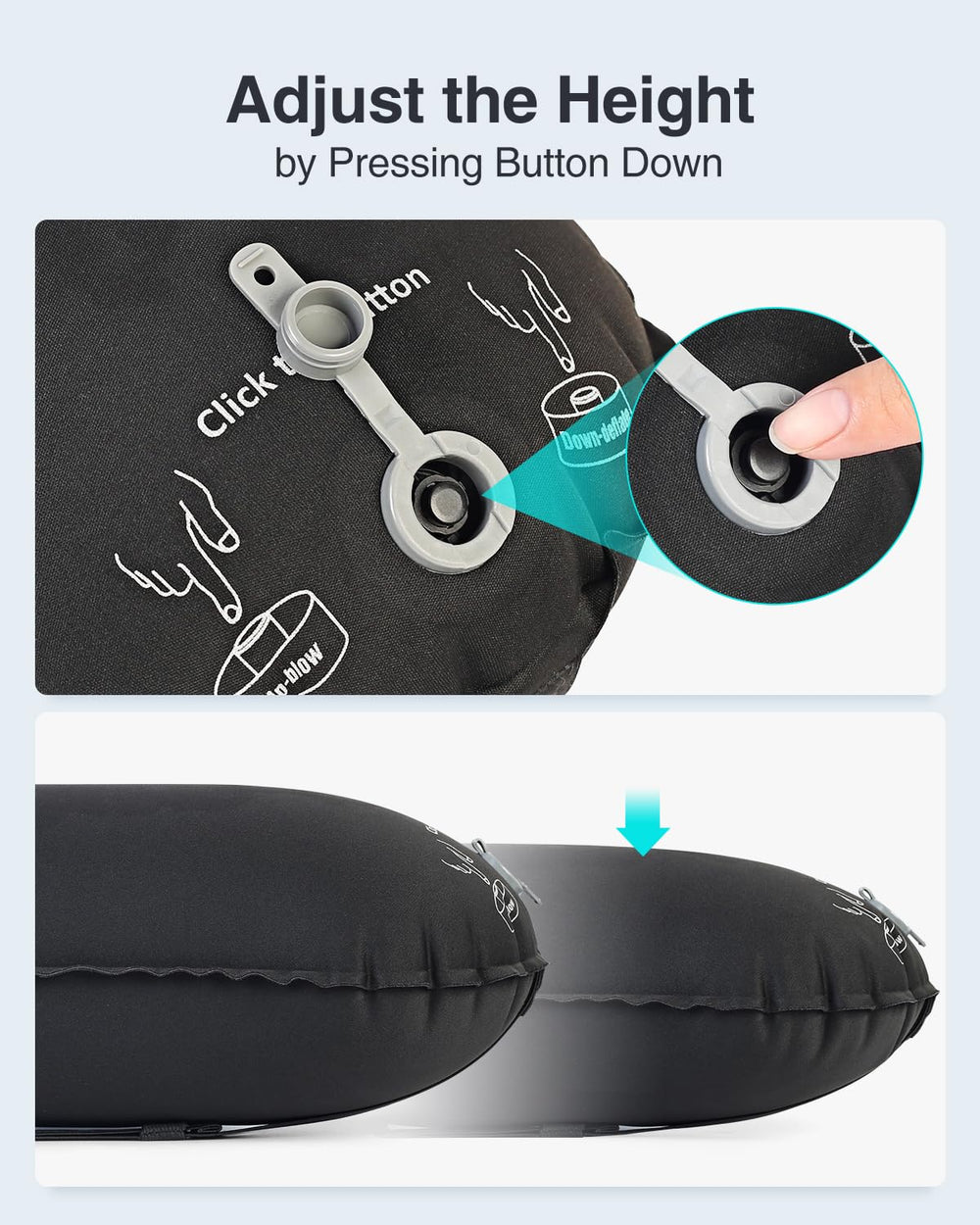 Luxtude coussin utilisé dans un siège d'avion, soutien pendant le vol