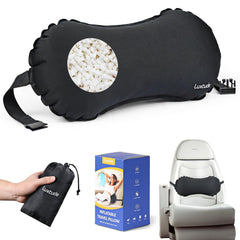 Luxtude vue avant du coussin lombaire et emballage, confortable en voyage