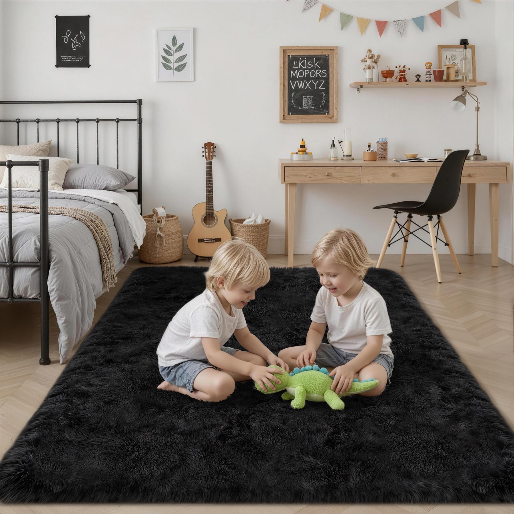 Luxturiy comparaison d'échelle, montre la taille généreuse du tapis