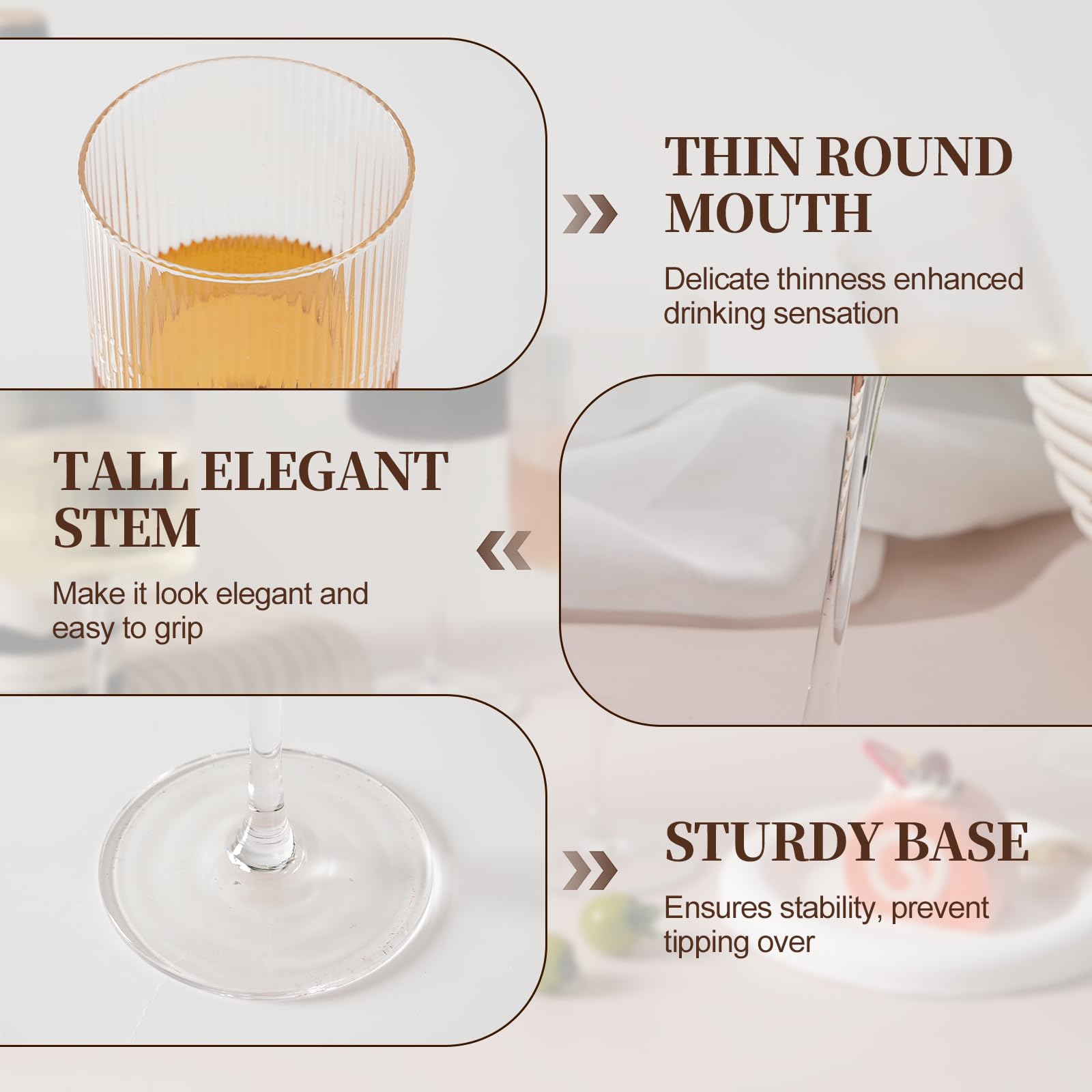 LUXULISH verre à côté d'une bouteille pour visualiser la capacité 13oz