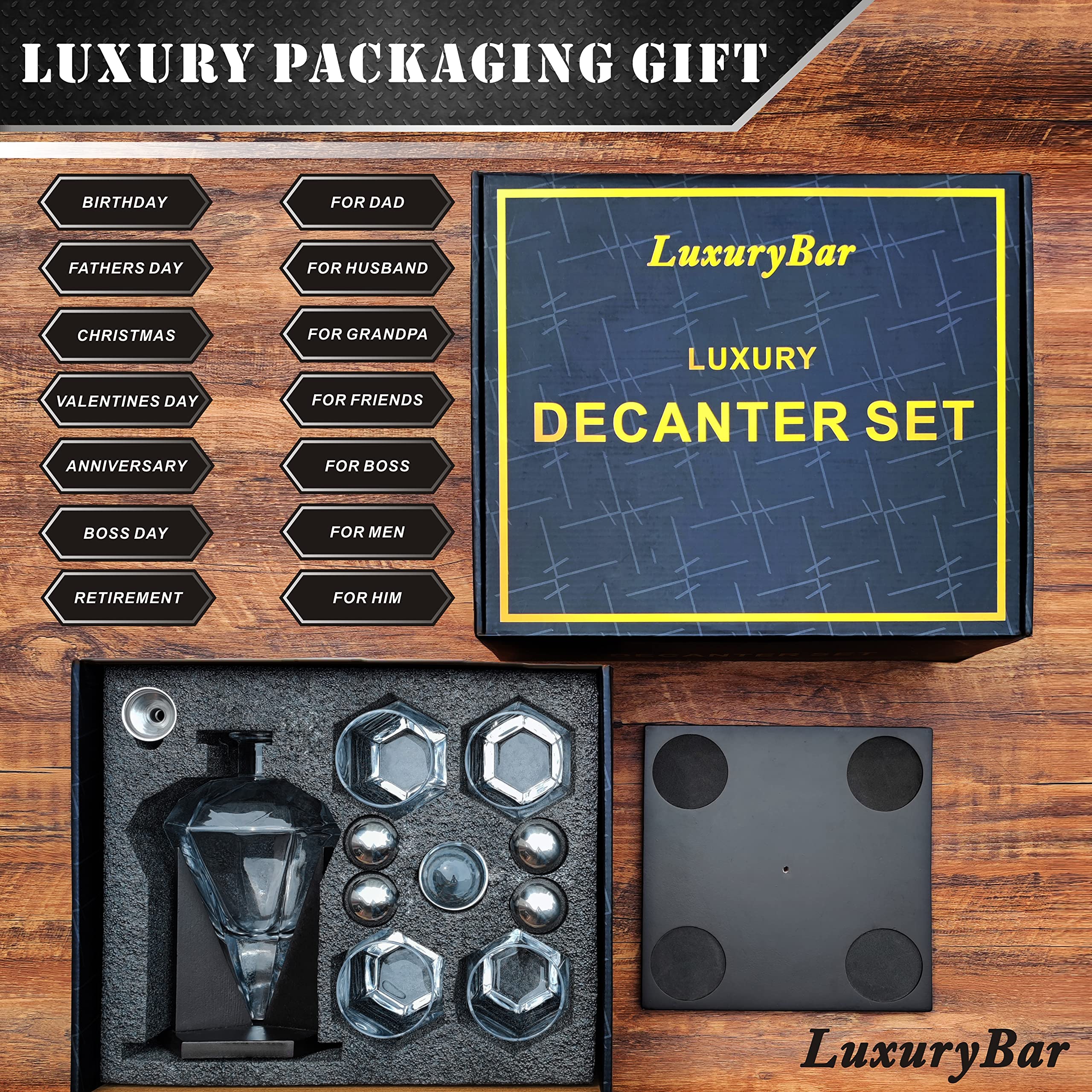 LuxuryBar entonnoir et guide de recettes inclus, remplissage et inspiration faciles