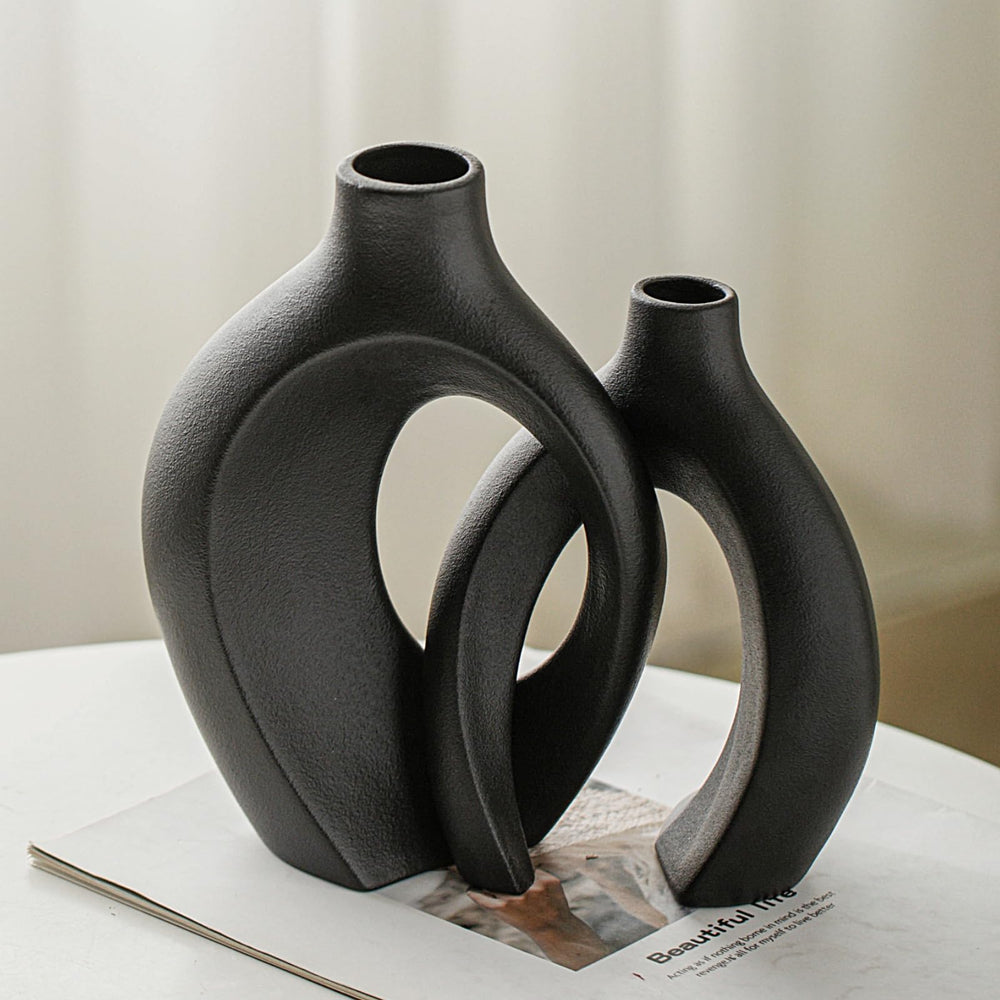 Lvases vase avec pampas et fleurs sèches pour décoration sans entretien