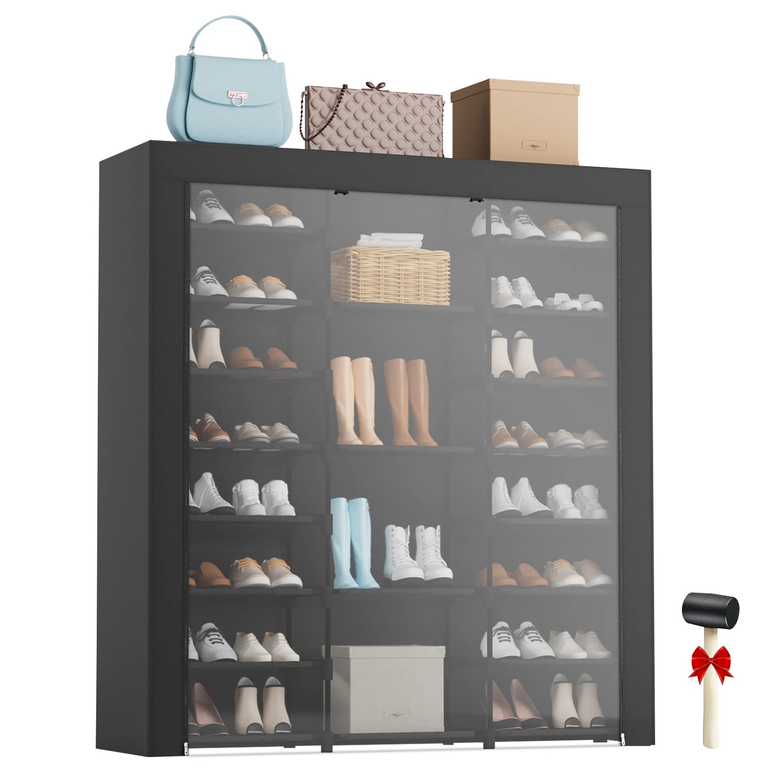 LVNIUS armoire avant fermée montrant protection anti-poussière