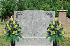 LVXINLI bouquets posés sur tombe, tenue et élégance extérieure