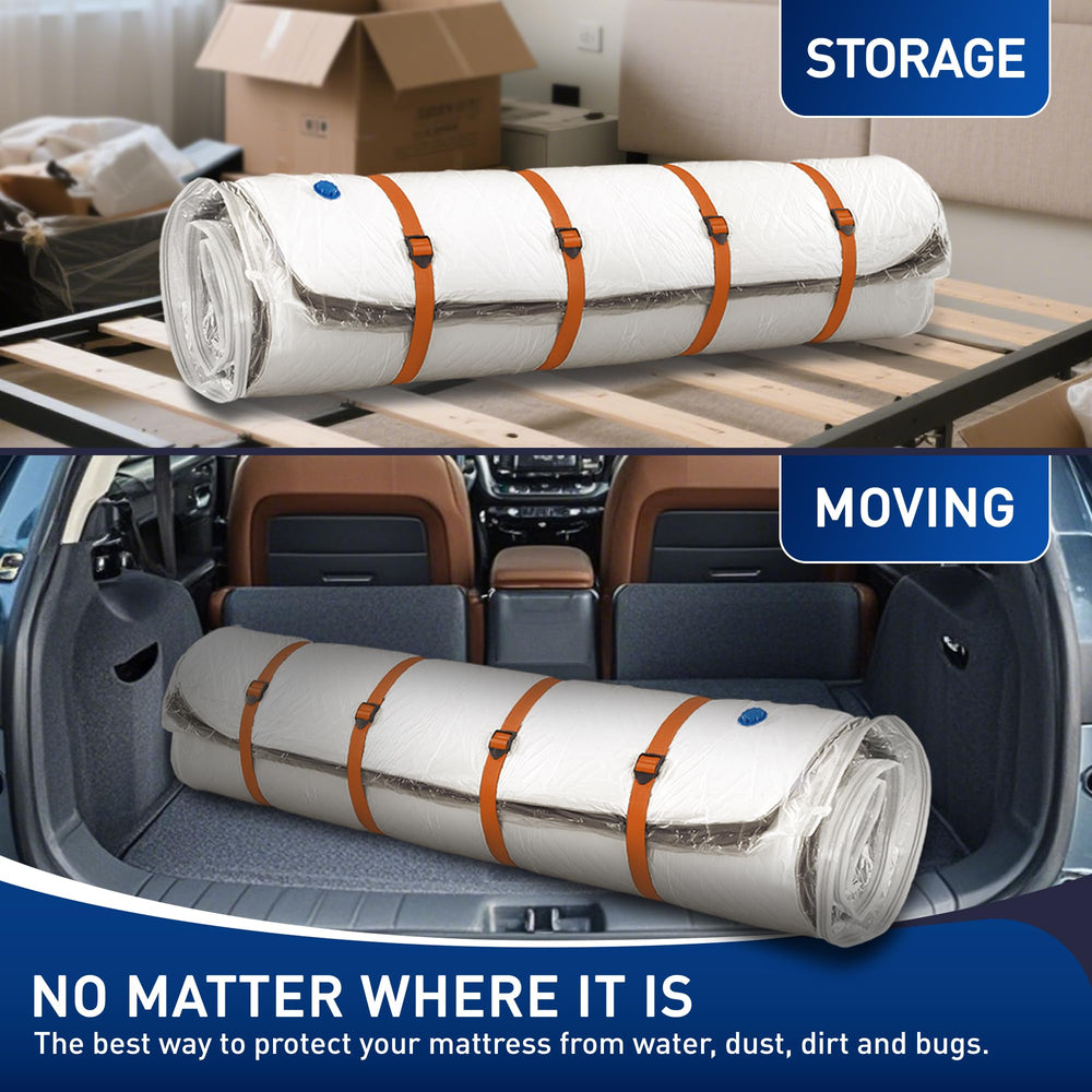 LVYSHOW matelas rangé sous lit protection et rangement optimisé