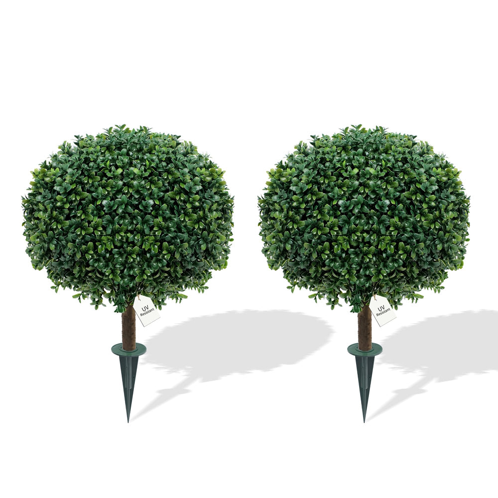 LXNRMHCH boule de buis face montrant un aspect naturel et gain d'élégance